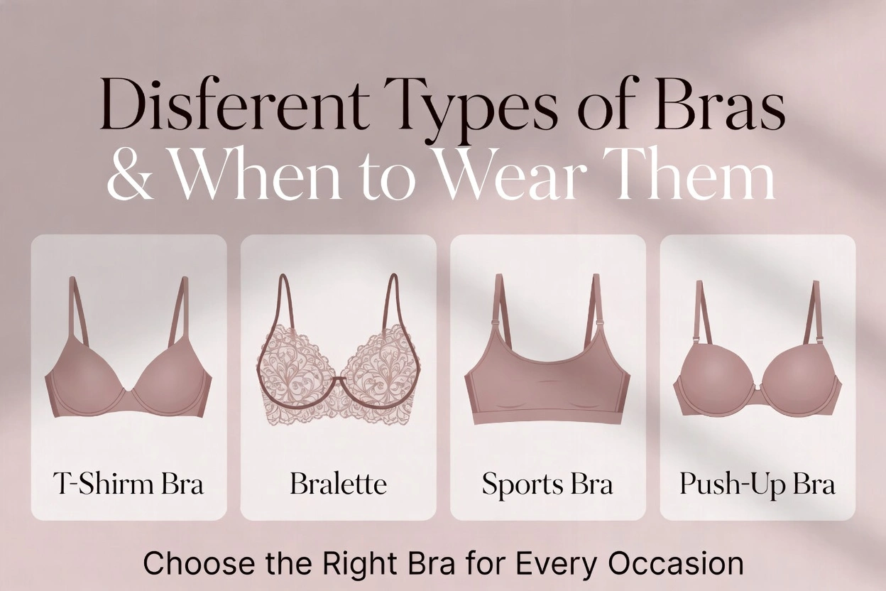 different types of bras